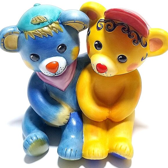 Goebel Rosina Wachtmeister Other - Goebel Rosina Teddy's Porcelain Figurine Peppino & Carla by Wachtmeister Germany